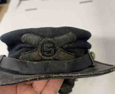 Vintage Civil War Union Infantry Army Forage Cap Hat Kepi Regiment 5 insignia