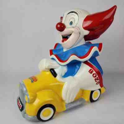 RARE Vintage 1996 Bozo the Clown Ceramic Cookie Jar STAR JARS Numbered 14/750