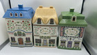 New ListingVintage Lenox Spice Village 1995 Canister Set Coffee Sugar Flour Canterbury