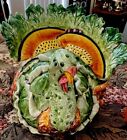 Vintage Large Tureen Turkey Centerpiece Spectacular Italy Neiman Marcus Rare