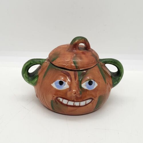 Antique Vintage Halloween Childs Tea Set Sugar Bowl & Lid 1920s Germany NMint