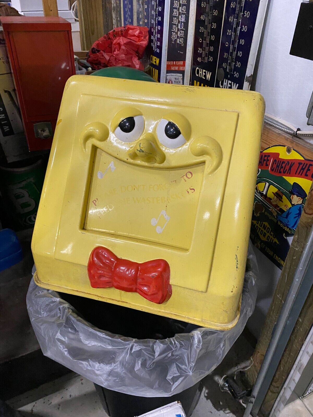 Original Vintage Mcdonald's Trash Can Lid