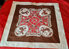 Till Goodan Tablecloth Cowboy Hat Rodeo Bronco Horse Western Vtg 1950s 40s RARE!
