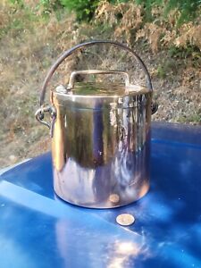 SPECTACULAR Old French Copper Stock Pot 1800s Copper Cookware!