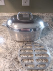 Wagner Ware Magnalite 4263 Sidney O Roasterette 4.5 Qt. Aluminum Roaster w Lid