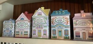 Lenox Spice Village FULL SET of FIVE Canisters