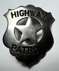 Vintage Obsolete Highway Patrol Hat Badge