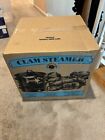NEW Vintage Speckled Enamel Double Steam Pot, Lobster & Clam Painted New In Box