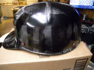 Vintage Coal Mining Tiger Striped MSA Comfo-Cap Low Vein Hard Hat, Large Size