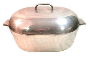 Vintage Wagner Ware Sidney O Magnalite 13 Qt Roaster Dutch Oven 4267-P W/Trivet