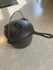 New ListingHard to Find CHF Hammered Cast Deep Fryer, Model 90, Lid 90C 1935-45