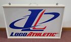 Logo Athletic Sign Advertising Lighted NOS Display Vintage Snapback Hat