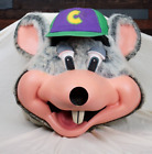 Rare Vintage Avenger Chuck E. Cheese Costume Mascot Head with Hat (Snapped On)