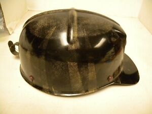 Vintage Coal Mining Tiger Striped MSA Comfo-Cap Low Vein Hard Hat, Large Size