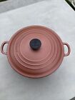 New ListingVintage Le Creuset Signature Enamel Cast Iron #28 Dutch Oven 7.25 Qt Copper !!