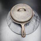 Griswold Cast Iron Skillet No. 8 Erie PA, 704W, 2 Spouts, with 1098B Lid ?