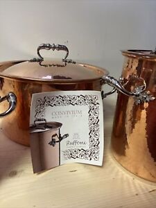 New ListingRuffoni Convivium Copper Pot Set Of 3