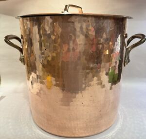 Vintage Large Williams Sonoma Copper Pot 18 Qt France