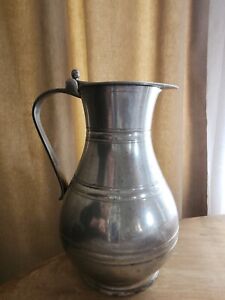 Vintage CARTIER PEWTER pitcher Jug lid made in England