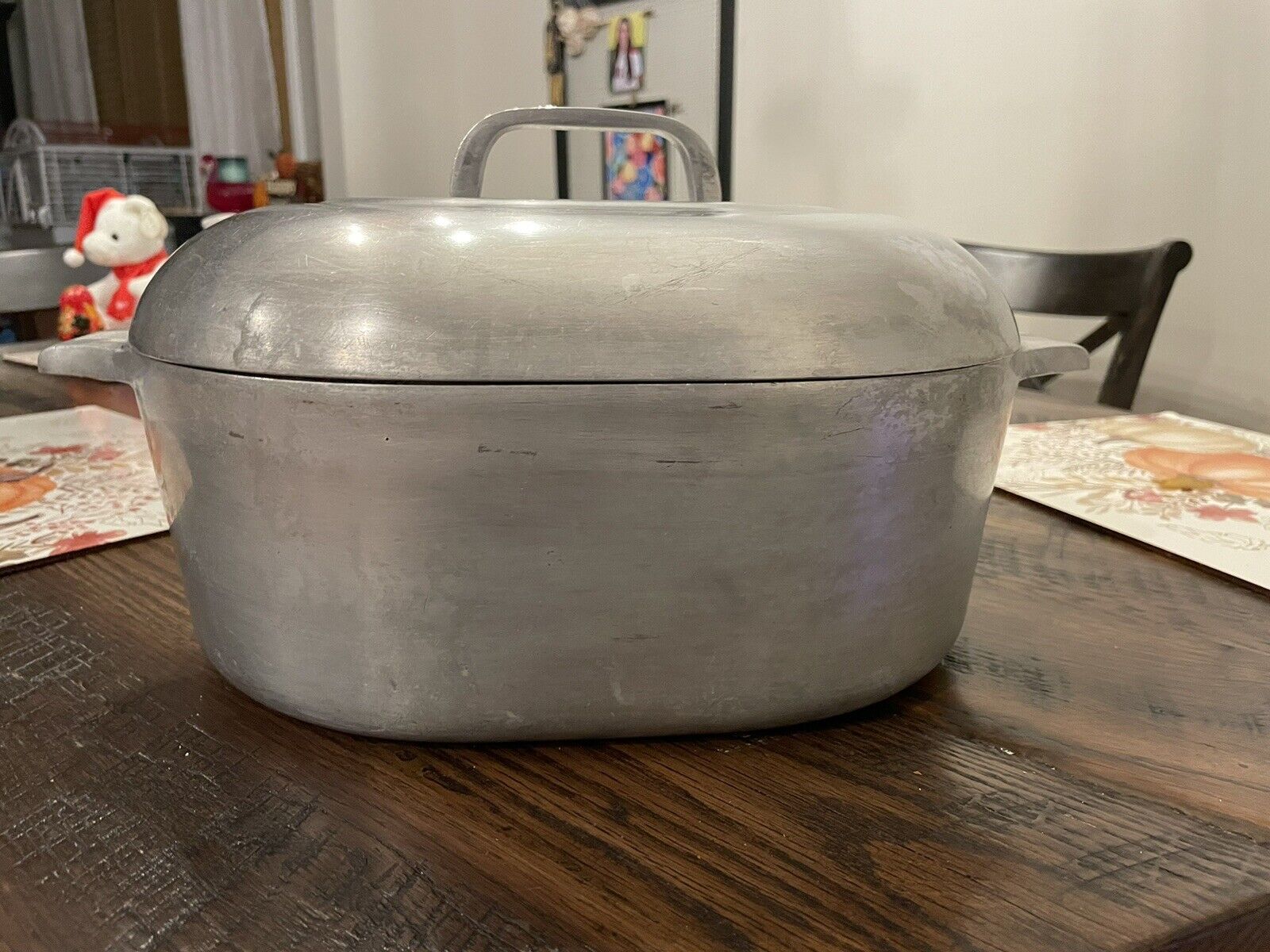 Magnalite Wagner Ware Sidney-O 4265-P 8 QT Roaster Pan W/ Lid - VINTAGE
