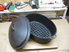 Vintage Wagner Ware Sidney-O Drip Drop Oval Roaster No. 1287 w/ Trivet