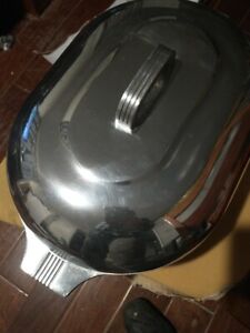 Vtg Magnalite Wagner Ware 4267 Turkey Roaster Oval W/Lid & Trivet