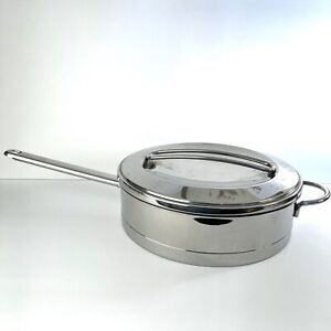 Private Listing Demeyere Vintage Stainless Steel 11” Sauté Pan & Lid