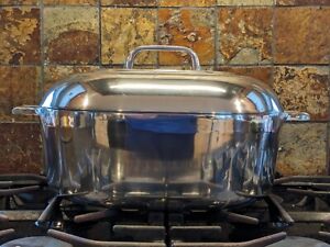 Vtg Wagner Ware Sidney O Magnalite Roaster Dutch Oven 4265-P Cast Aluminum NICE
