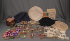 Vintage Military Lot 146P Hats,Belt, Patches,Pins Dog Tag+++