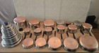 Vintage REVERE WARE 1801 Copper Bottom 30 PC Cookware Set Pot & Pans