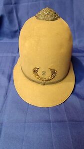 Vintage Police Helmet Hat ? Late 1800 Brooklyn - pre New York City NYPD? Antique
