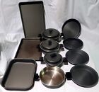 Vintage MIRACLE MAID West Bend Anodized Aluminum Cookware Bakeware Set 14 Pieces