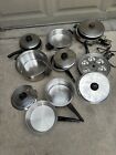 lustre craft vintage cookware 3 Ply 13 Piece Set Made In USA