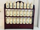 Vintage 1992 Lenox Spice Garden Rack Complete Set 24 Porcelain Jars PLEASE READ!