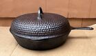 Antique Cast Iron Cookware Chicago Hardware Foundry Hammered Dutch Oven/Lid 8810
