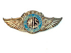 WISCONSIN CENTRAL AIRLINES PILOT HAT BADGE WING 1948-1952 VINTAGE ORIGINAL DELTA