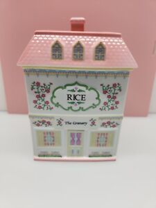 Vintage Lenox Village 1992 Rice Canister Spice Village HTF Rare EUC