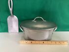 Extremely Rare Wagner Sydney O 2 Qt Stock Pot With Lid Block Letters & Spatula