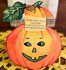 MINT Antique Vintage Halloween Fortune Greeting Card Decoration JOL Pop-up Lid!