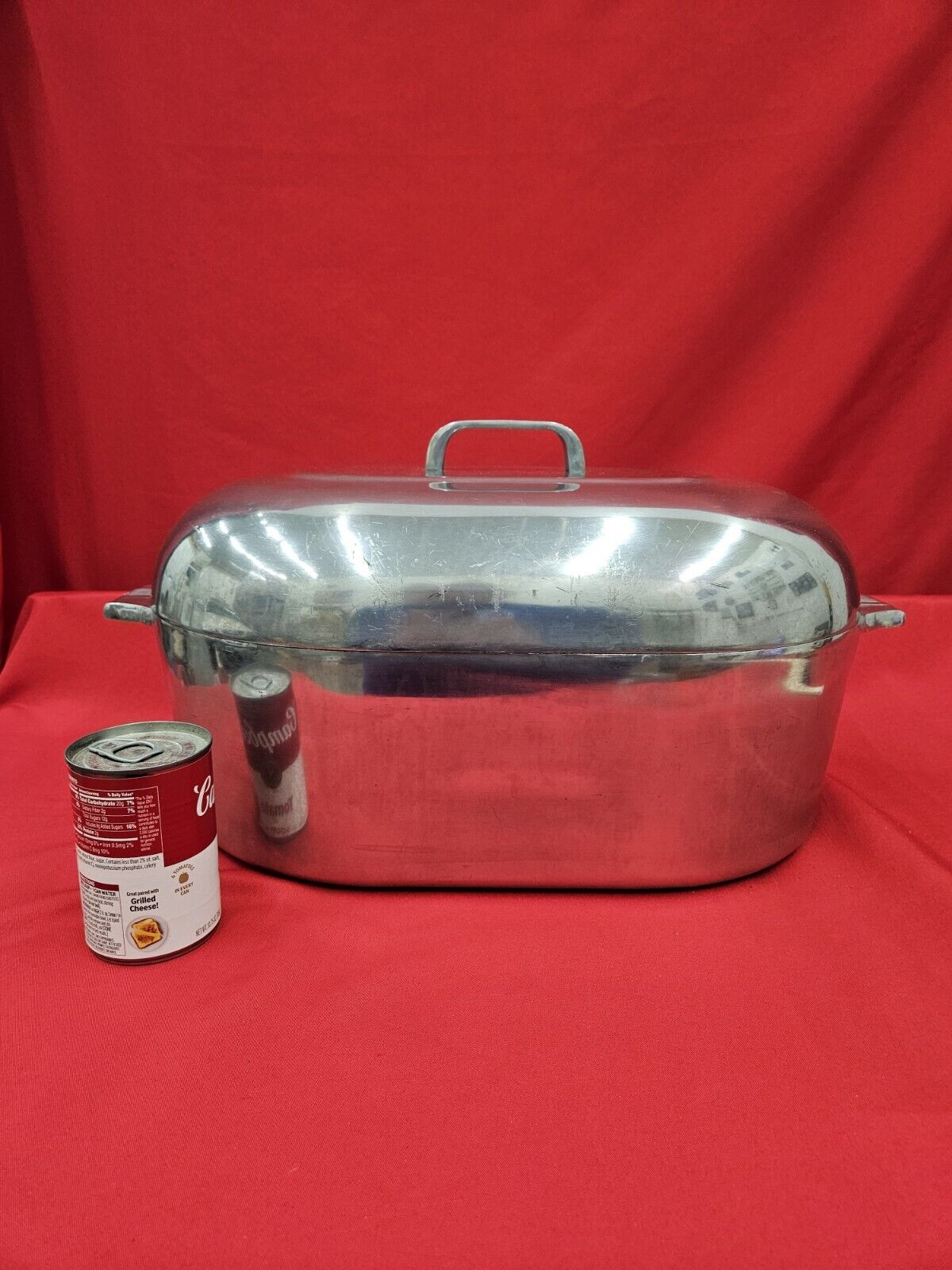 Vtg Wagner Ware Sidney O Magnalite 4269 Roaster Dutch Oven 17 qt. & Lid X-LG EUC