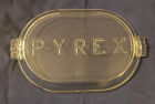 VTG 1926-30 Antique Rare 15” X 10 1/2” Glass PYREX Aluminum Roaster LID ONLY