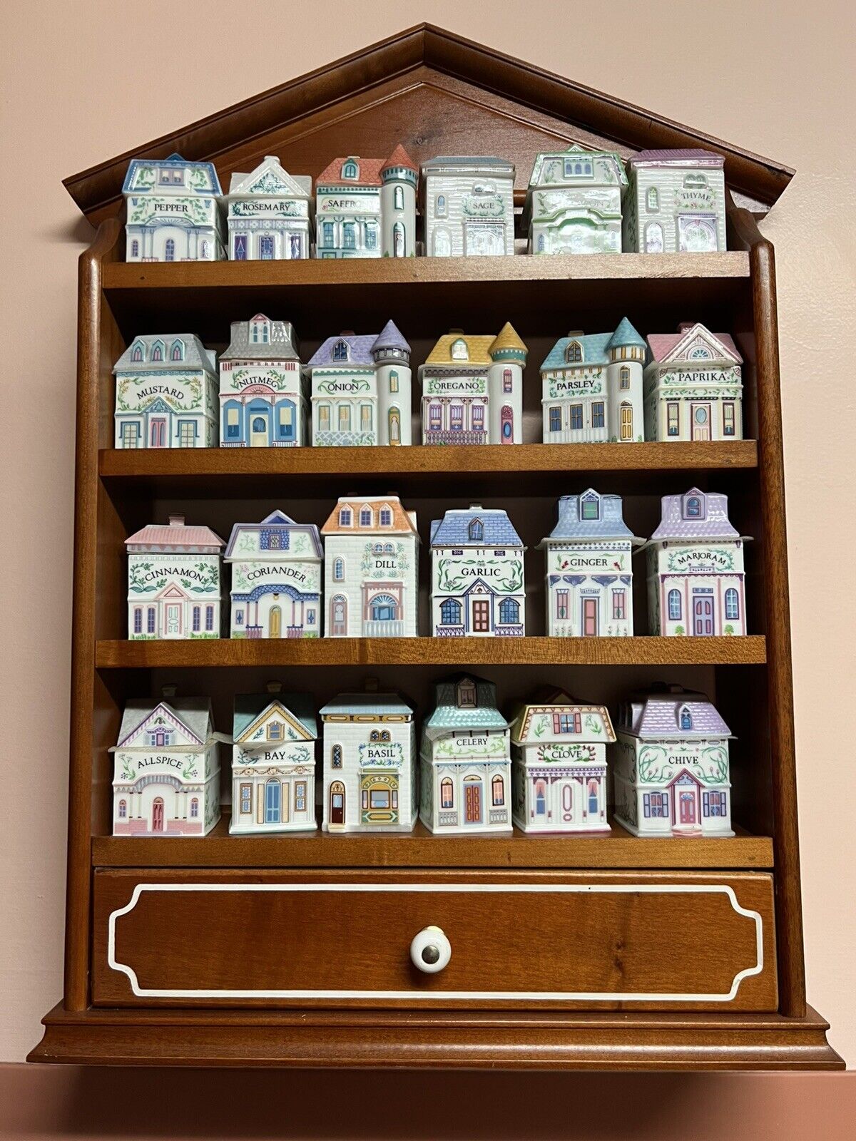 The Lenox Spice Village Complete Set