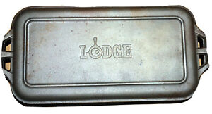 Vintage Lodge Cast Iron Deep Fish Fryer Camping Camp Dutch Oven Made In USA