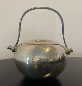 Vintage DANSK Vivianna Torun Bulow-Hube Silver Brass Tea Pot Kettle Excellent