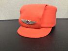 Vtg Mae Hanauer United Airlines Stewardess Hat Original Jean Louie 1969 & Wings