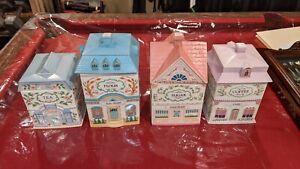 Lenox Spice Village SET of 4 Canisters-New Been Used in Excellent Condition