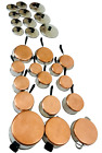 Vintage Revere Ware Cookware 1801 Copper Clad Bottom 26 Pieces Pots Skillet