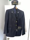 VINTAGE PENNSYLVANIA RAILROAD CONDUCTOR UNIFORM - JACKET/ TIE/ PANTS/HAT & Book