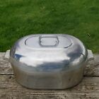 Antique Vtg WAGNER MAGNALITE Aluminum Turkey Roaster Trivet 4267 DUTCH OVEN 13QT