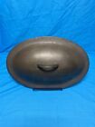 Griswold Cast Iron #15 Oval Fish Skillet Lid Cover p/n 1013c Excellent